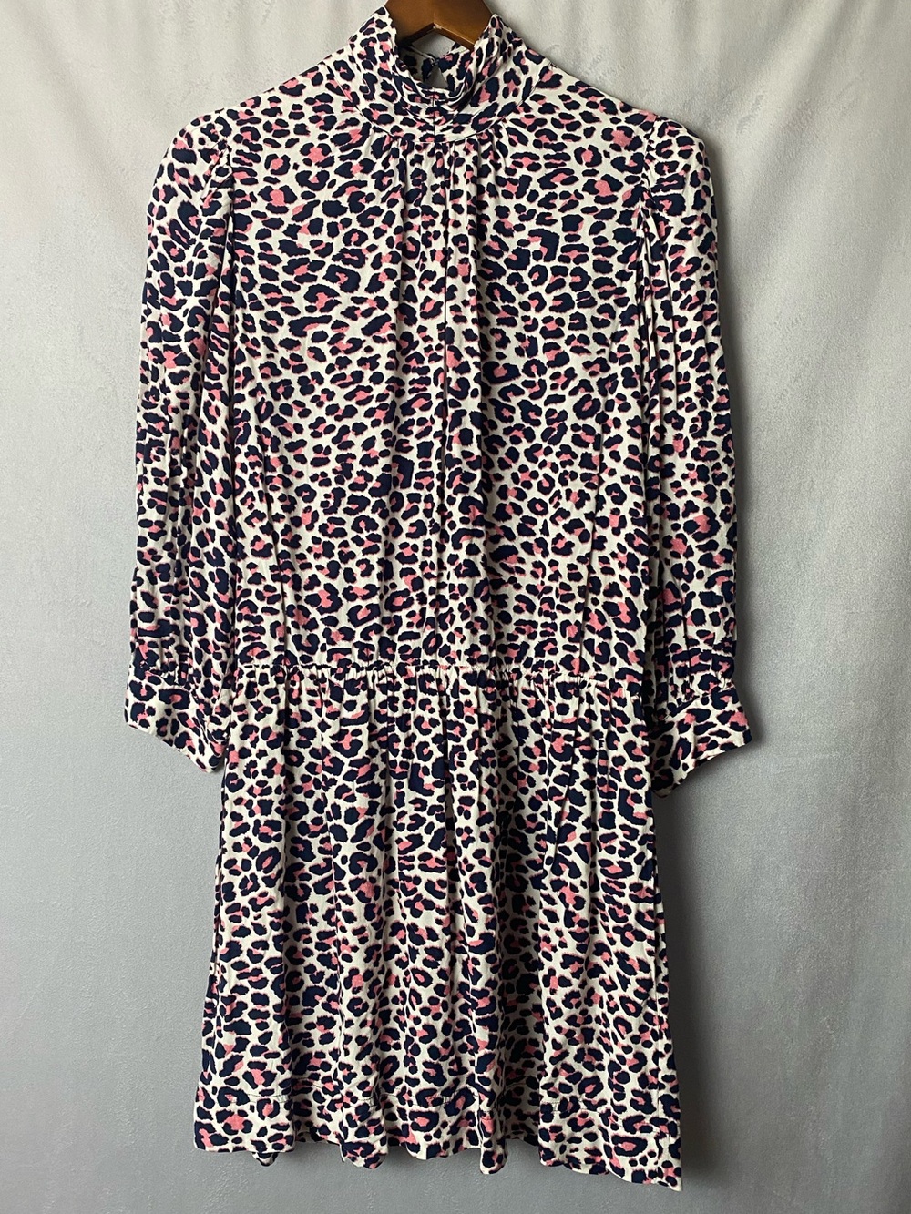 Zadig & Voltaire Pink Navy Mobwife Mini Dress L - Picture 3 of 9